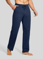 Men wearing casual cotton pants 