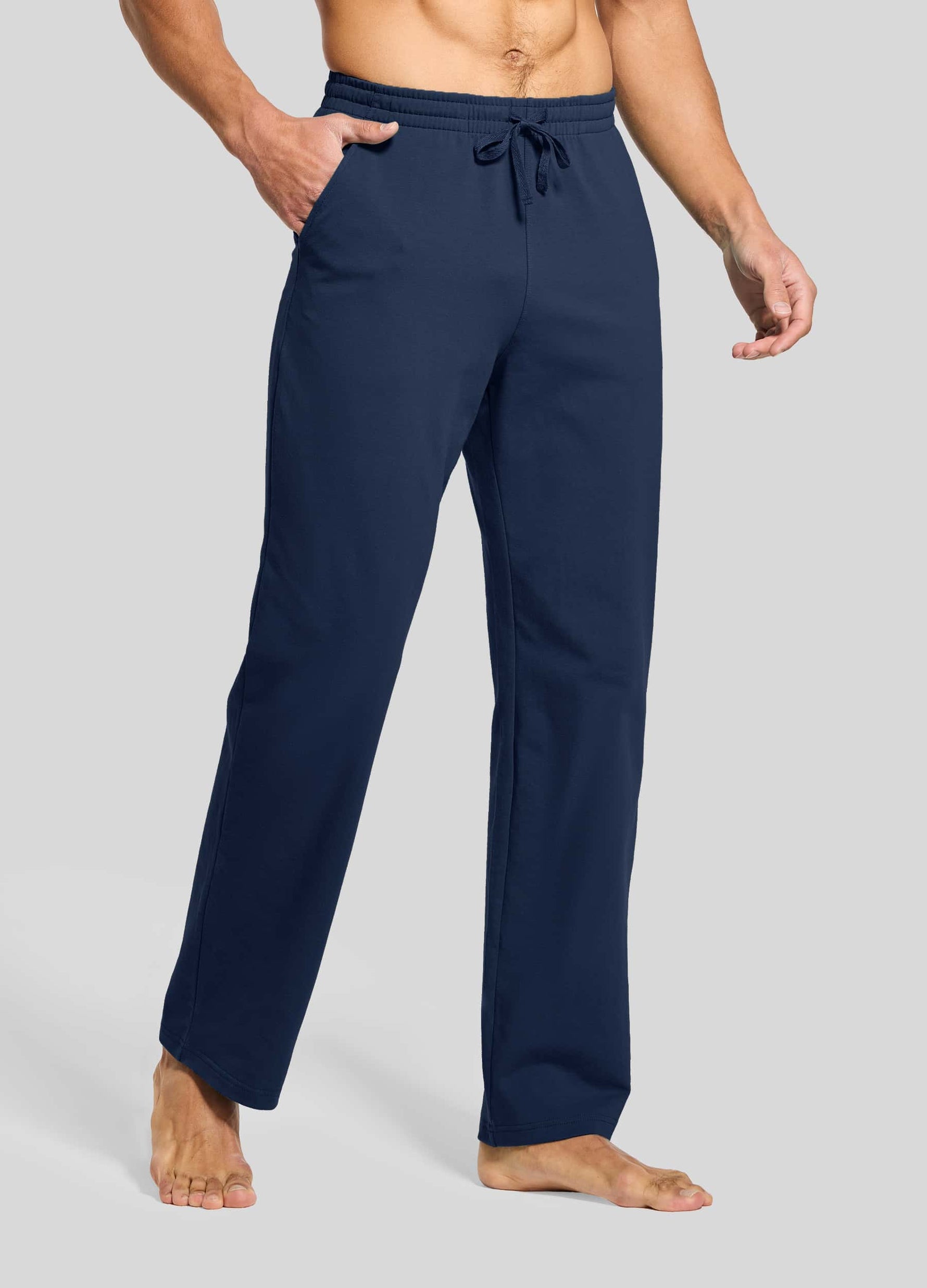 Men wearing casual cotton pants 
