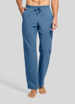 Men wearing cotton lounge pants 