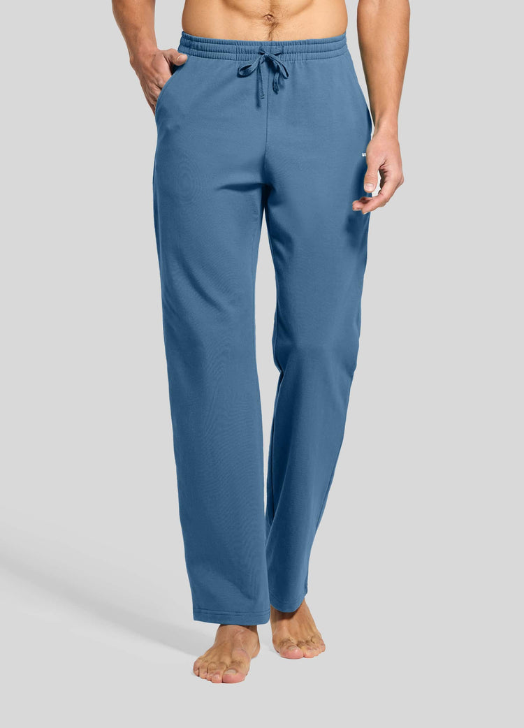 Men wearing cotton lounge pants 