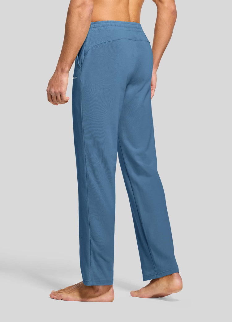 Men wearing cotton lounge pants 
