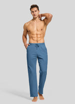 Men wearing cotton lounge pants 