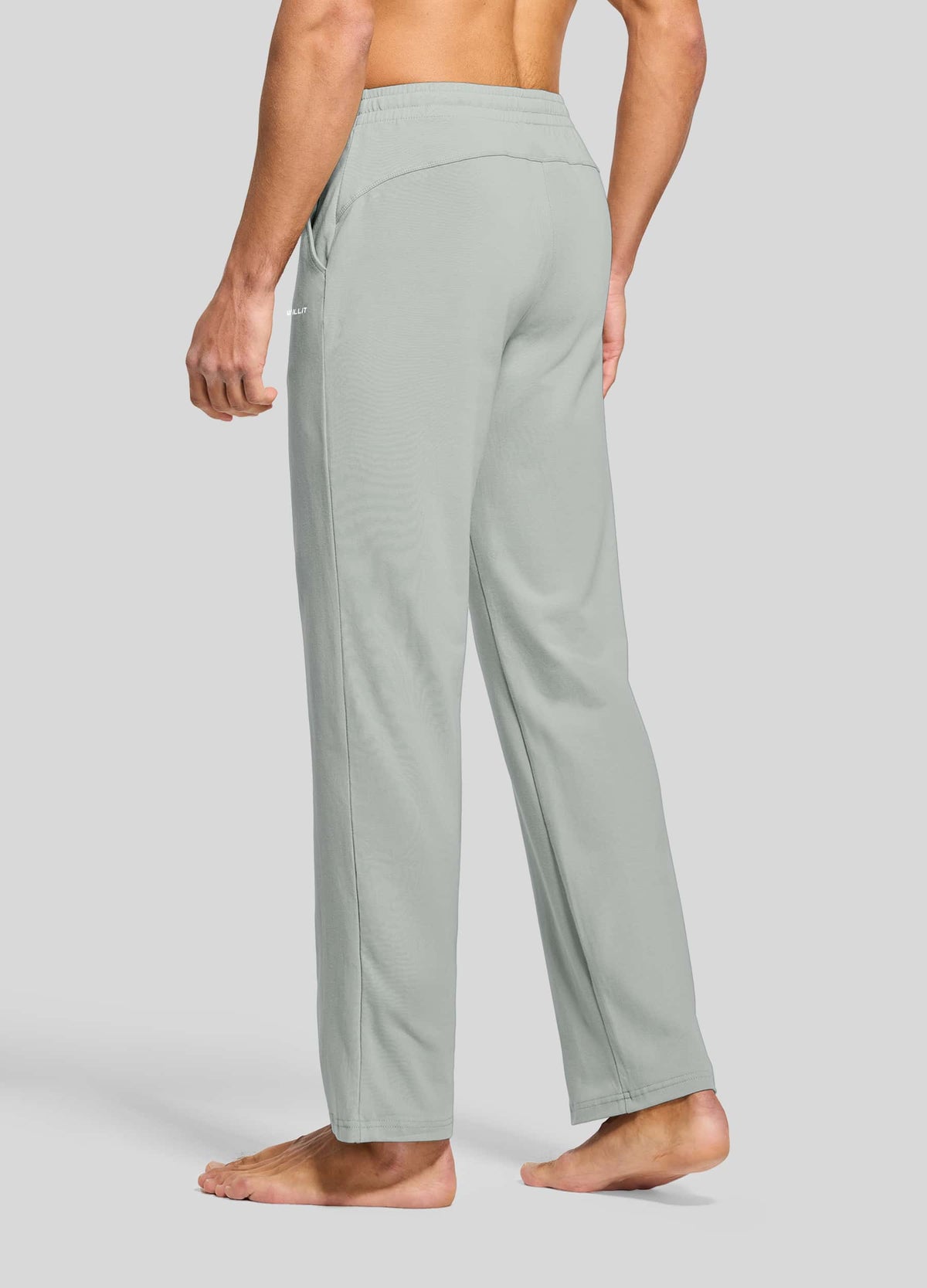 Men wearing cotton lounge pants 