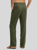 Willit Men's Casual Linen Drawstring Pants 30 In_
