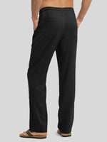 Willit Men's Casual Linen Drawstring Pants 30 In_