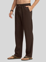 Willit Men's Casual Linen Drawstring Pants 30 In_