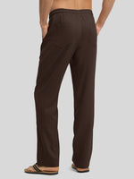 Willit Men's Casual Linen Drawstring Pants 30 In_