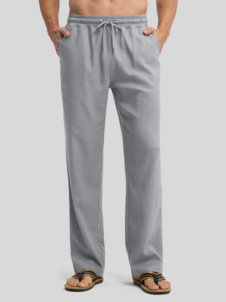 Willit Men's Casual Linen Drawstring Pants 30 In_