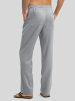 Willit Men's Casual Linen Drawstring Pants 30 In_