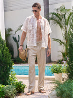 Willit Men's Casual Linen Drawstring Pants 30 In_