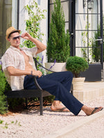 Willit Men's Casual Linen Drawstring Pants 30 In_
