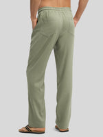 Willit Men's Casual Linen Drawstring Pants 30 In_