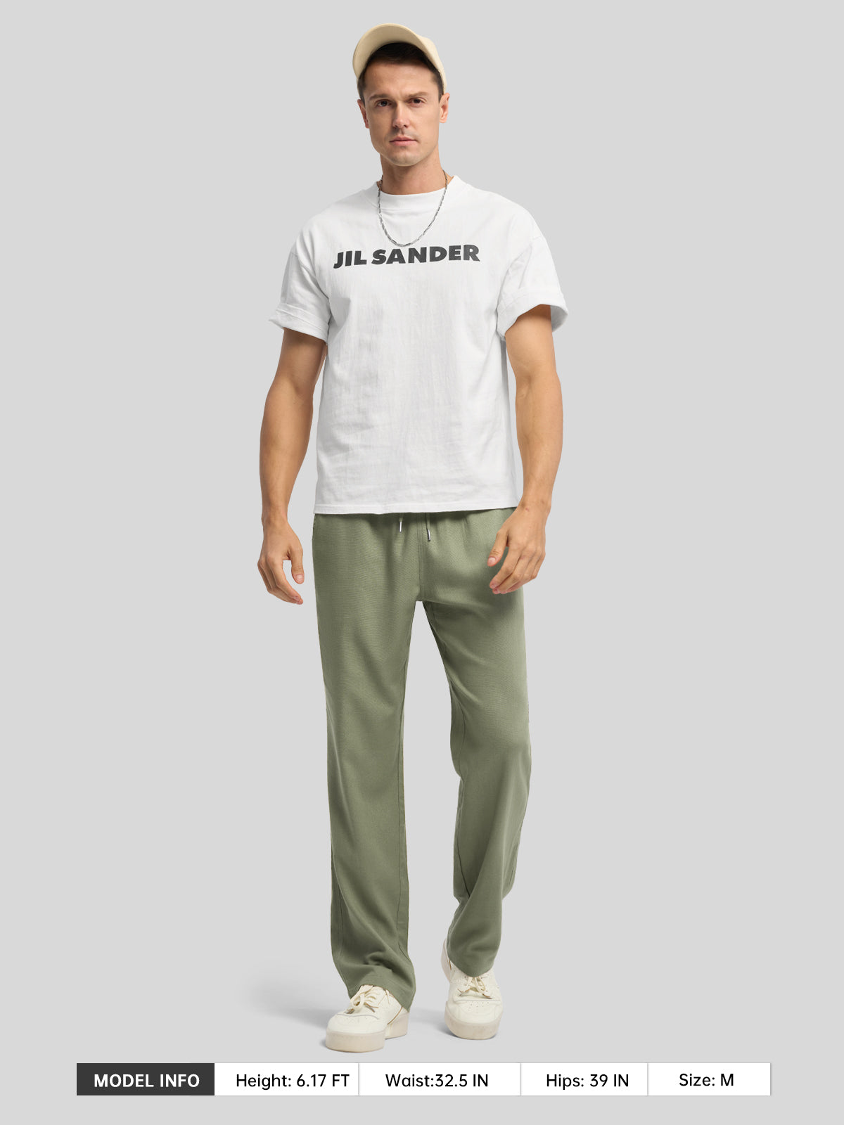Willit Men's Casual Linen Drawstring Pants 30 In_