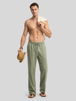Willit Men's Casual Linen Drawstring Pants 30 In_