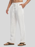 Willit Men's Casual Linen Drawstring Pants 30 In_