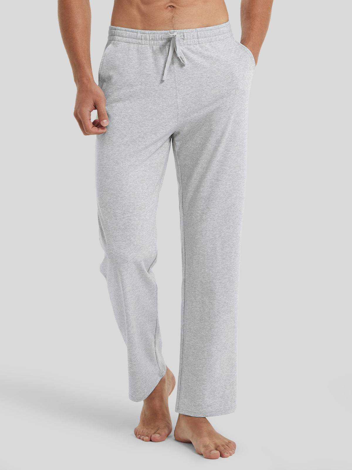 Men wearing casual cotton pants #light-gray