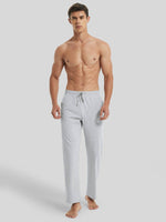 Man wearing gray sweatpants 