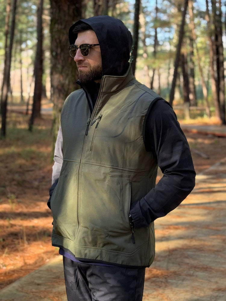 Willit Men's Softshell Vest Fleece Lined Outerwear_