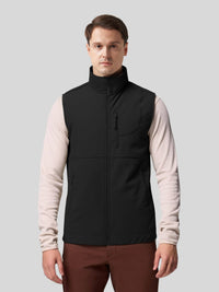 Willit Men's Softshell Vest Fleece Lined Outerwear #black