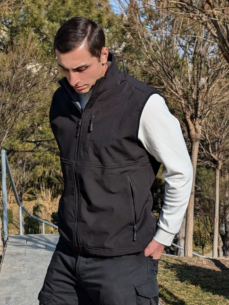 Willit Men's Softshell Vest Fleece Lined Outerwear 