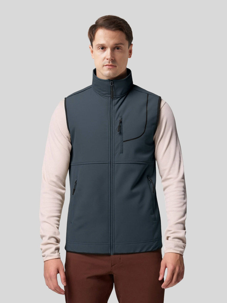 Willit Men's Softshell Vest Fleece Lined Outerwear_