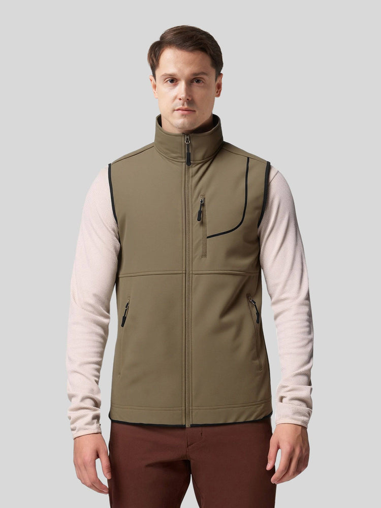Willit Men's Softshell Vest Fleece Lined Outerwear_
