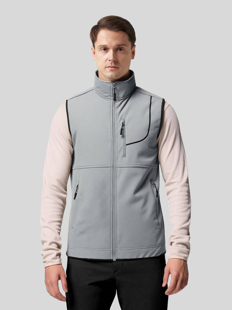 Willit Men's Softshell Vest Fleece Lined Outerwear_