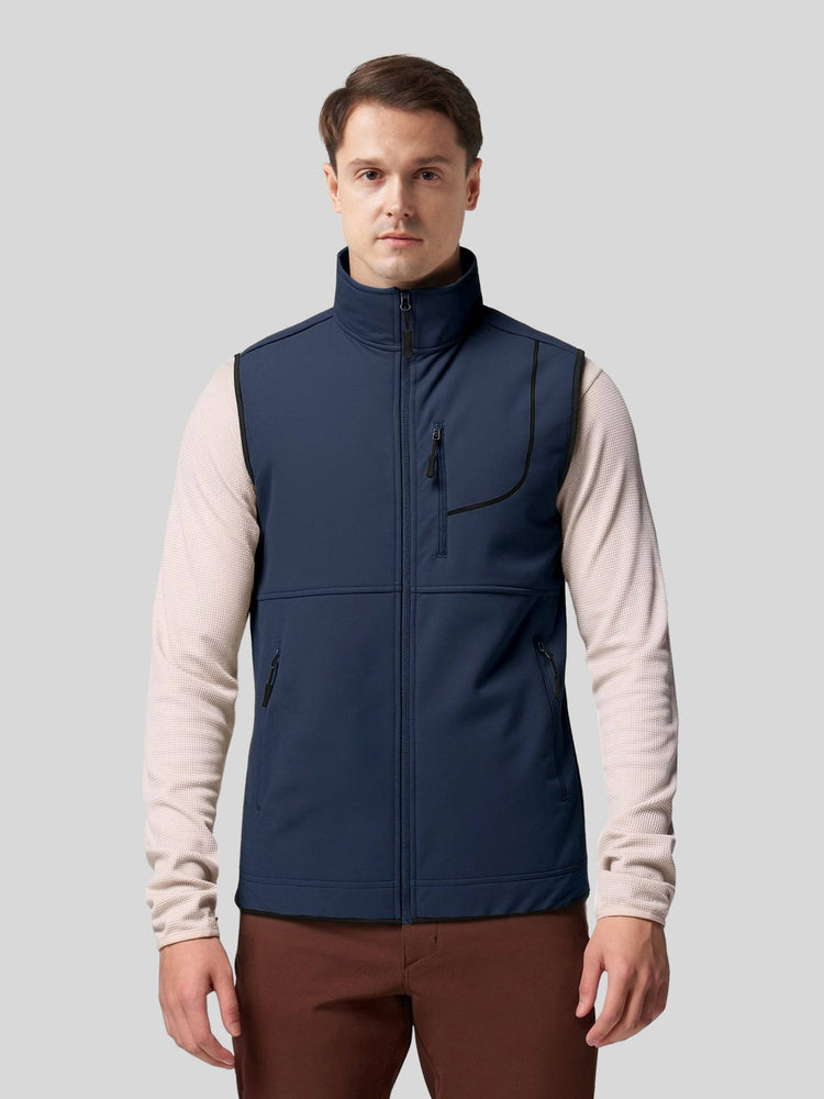 Willit Men's Softshell Vest Fleece Lined Outerwear_