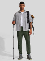 Men's Lightweight Cargo Hiking Running Joggers_