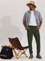 Men's Lightweight Cargo Hiking Running Joggers_