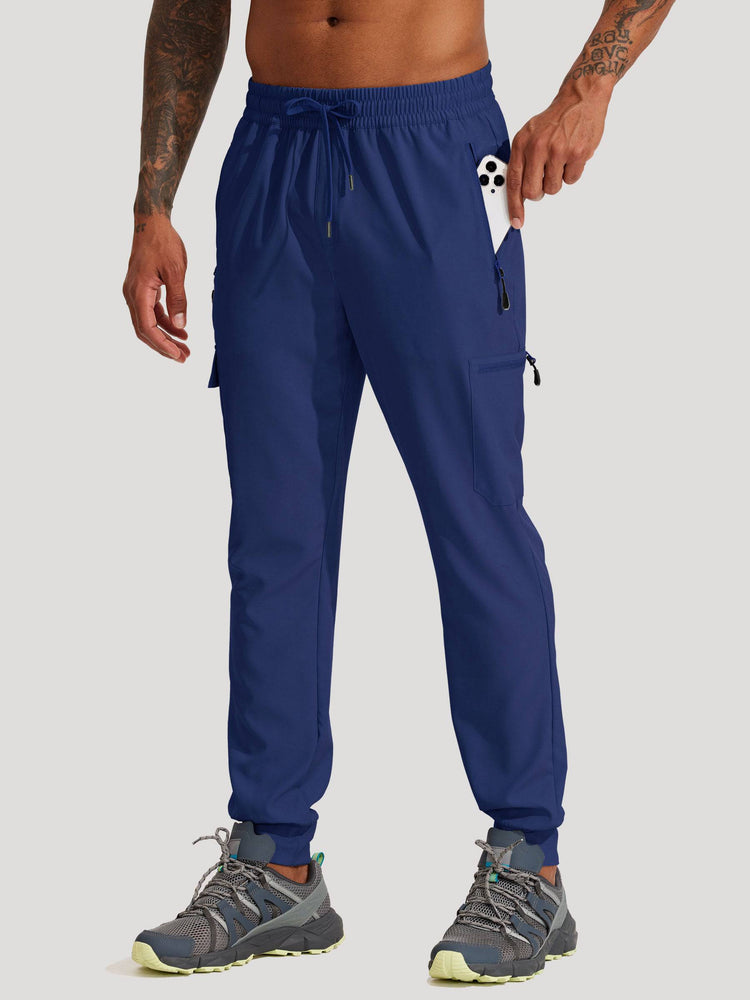 Men's Lightweight Cargo Hiking Running Joggers_
