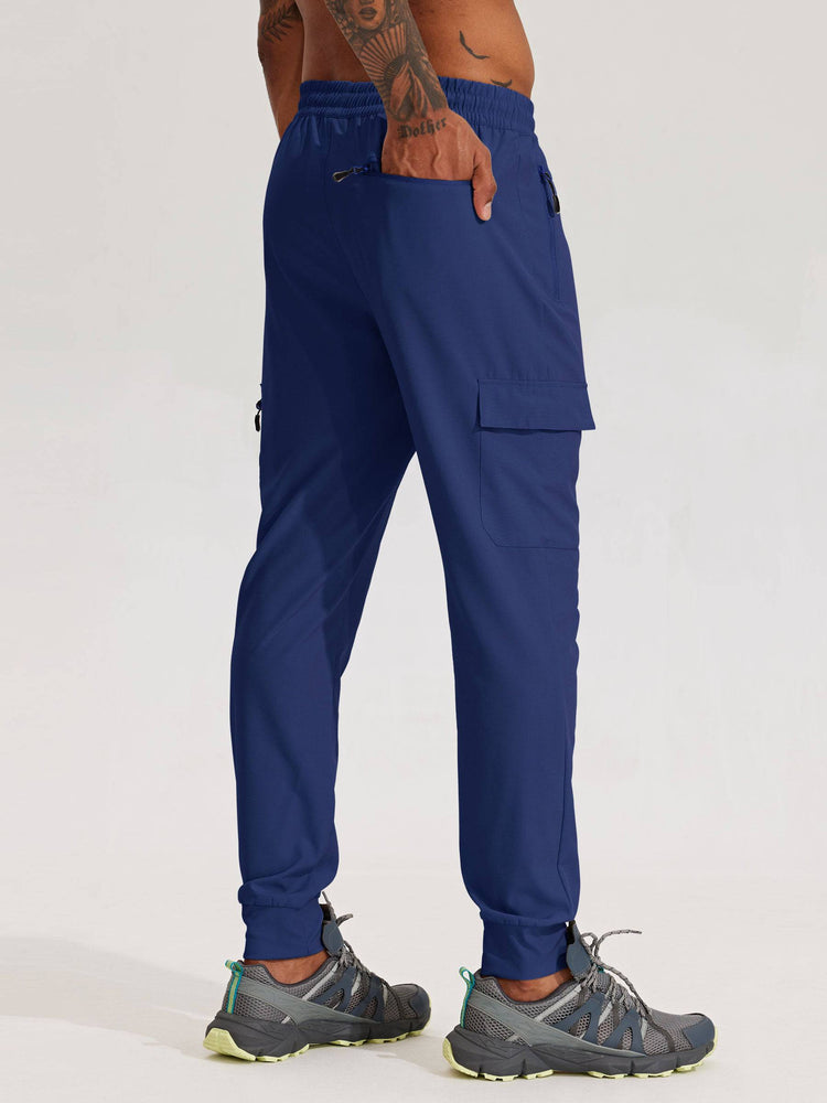 Men's Lightweight Cargo Hiking Running Joggers_