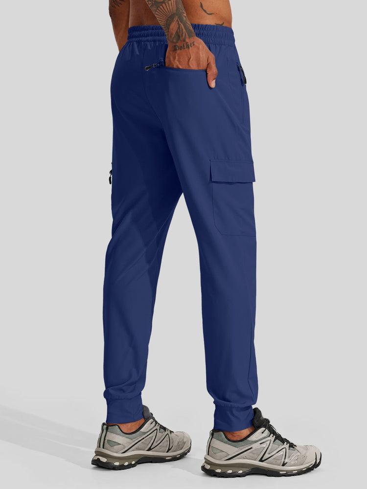 Men's Lightweight Cargo Hiking Running Joggers_