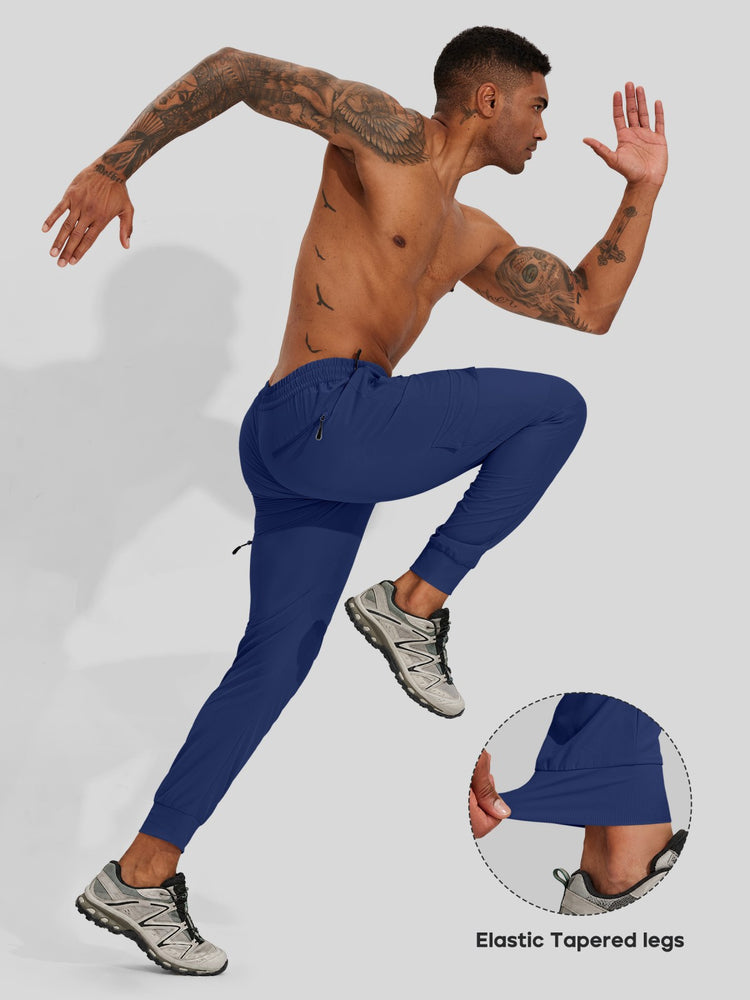 Men's Lightweight Cargo Hiking Running Joggers_
