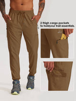 Men's Lightweight Cargo Hiking Running Joggers 