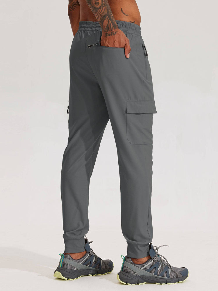 Men's Lightweight Cargo Hiking Running Joggers_