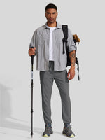 Men's Lightweight Cargo Hiking Running Joggers_