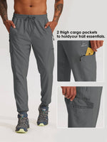 Men's Lightweight Cargo Hiking Running Joggers_