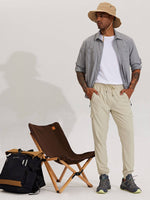 Men's Lightweight Cargo Hiking Running Joggers_