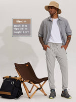 Men's Lightweight Cargo Hiking Running Joggers_