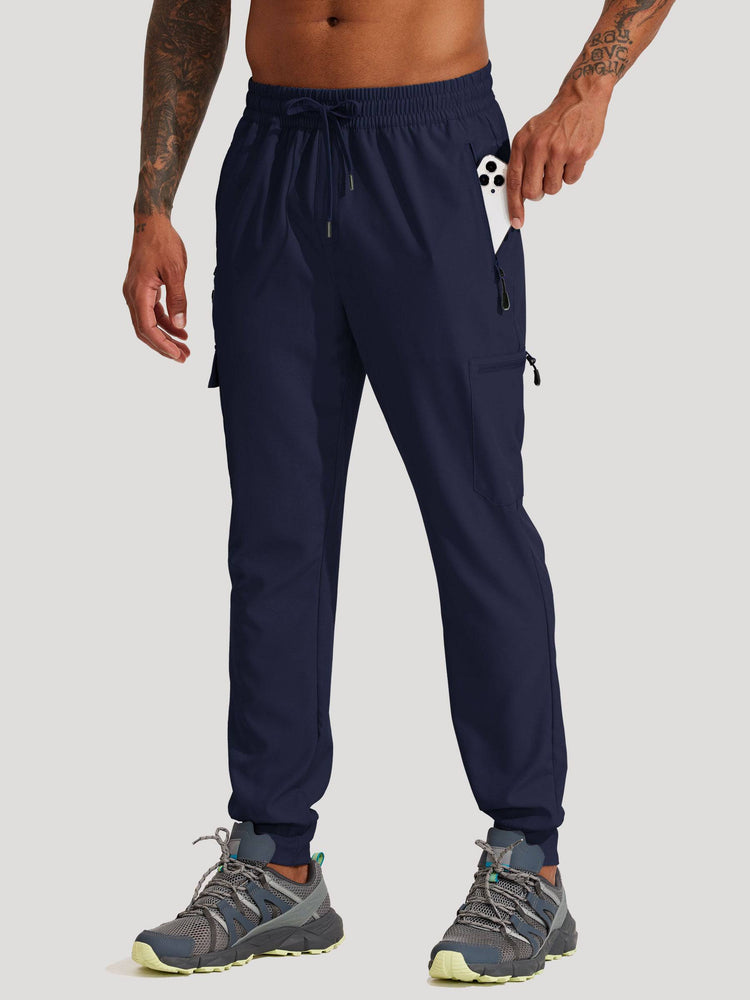 Men's Lightweight Cargo Hiking Running Joggers_