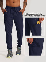 Men's Lightweight Cargo Hiking Running Joggers_