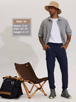 Men's Lightweight Cargo Hiking Running Joggers_