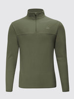 Willit Men's Fleece Pullover lightweight Sportswear_Laydown_