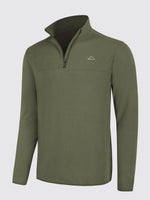 Willit Men's Fleece Pullover lightweight Sportswear_Laydown_