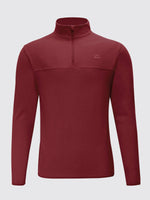 Willit Men's Fleece Pullover lightweight Sportswear_Laydown_