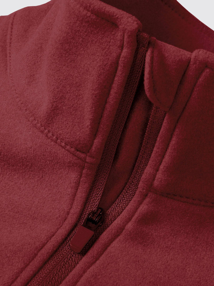 Willit Men's Fleece Pullover lightweight Sportswear_Laydown_