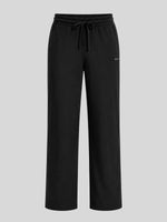 Men's heather sweatpants with an elastic drawstring waistband 