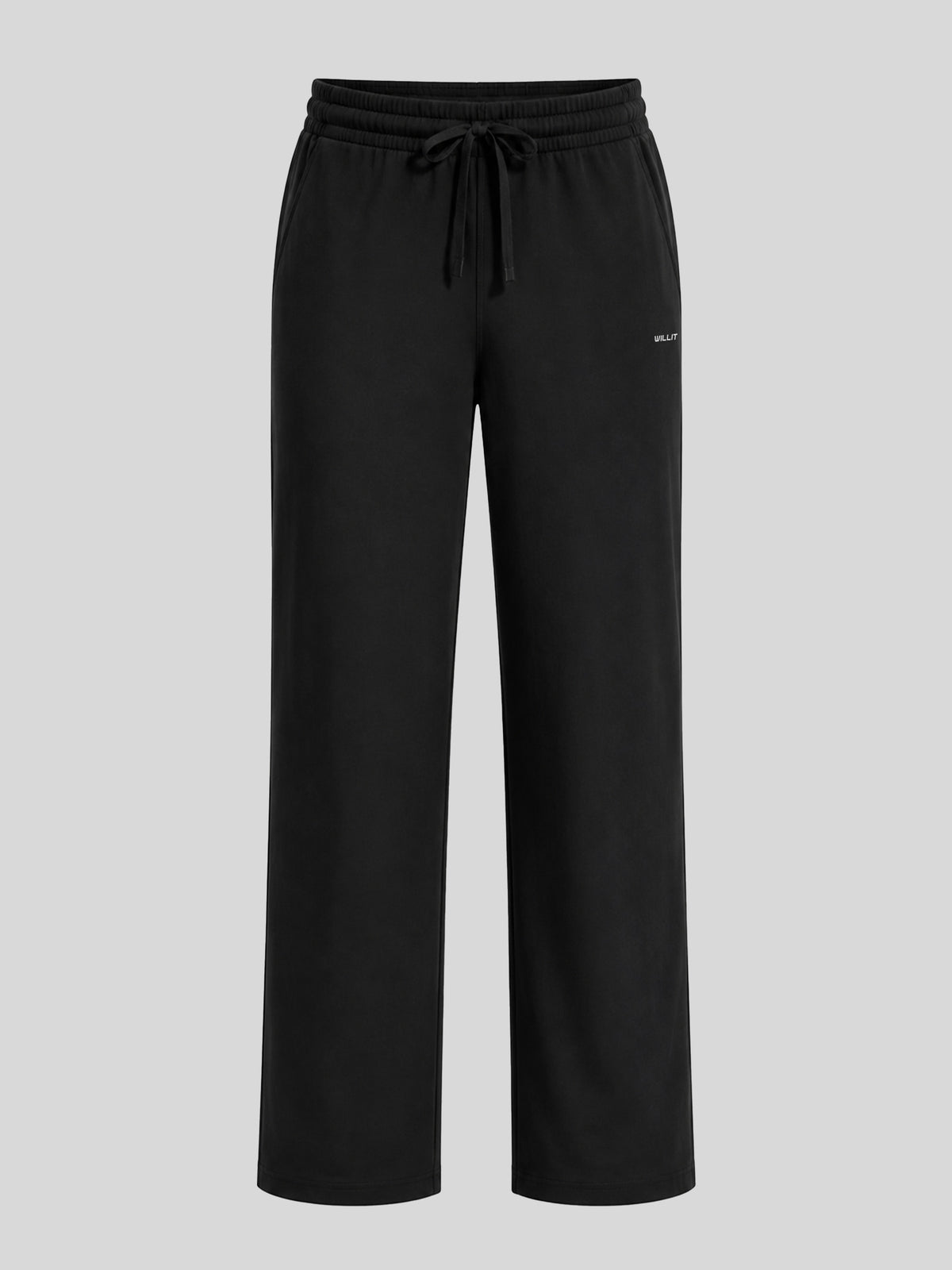 Men's heather sweatpants with an elastic drawstring waistband 