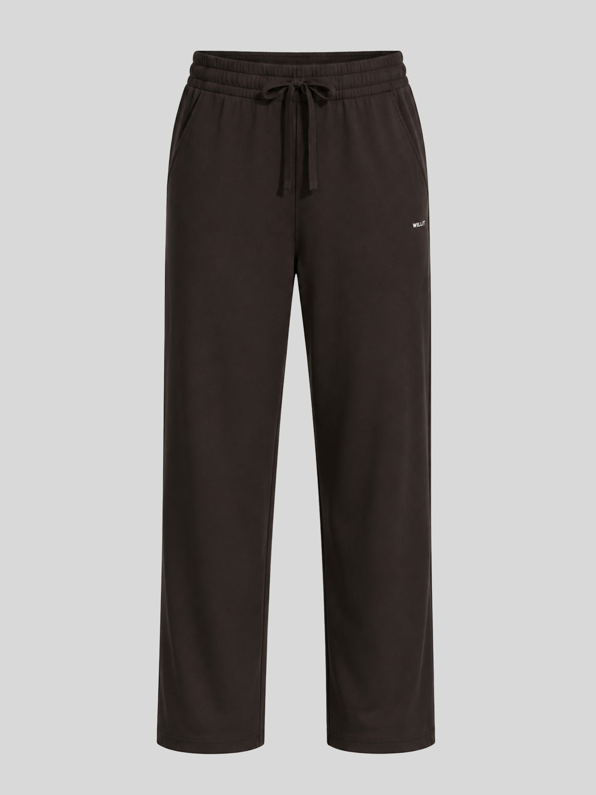 Men's heather sweatpants with an elastic drawstring waistband 